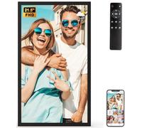 Grande cornice digitale da 54,5 cm WiFi - 32 GB cornice digitale FHD 1080P, sincronizzazione del telefono, sensore di luce, montaggio a parete, condividi foto video tramite app, e-mail, archiviazione