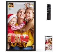 Grande cornice digitale da 54,6 cm - 2.4 5G WiFi Picture Frame supporta il mirroring dello schermo dello smartphone, facile da condividere foto tramite app, e-mail, sensore di luce, miglior regalo per