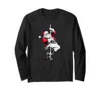 Grande Costume da Ballo Natalizio con Questo Babbo Natale impertinente Maglia a Manica