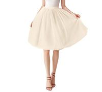 Grande costume da donna in tulle, gonna tutù, sottogonna, abito da ballo, abito da sera, Lilla, Taglia unica