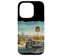 Grande costume da moto per gli amanti delle strade e delle biciclette Custodia per iPhone 14 Pro