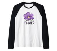 Grande Costume da Viola del Pensiero per Adulti e Bambini Maglia con Maniche Raglan