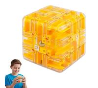 Grande cubo labirinto 3D, coinvolgente rompicapo, giocattolo per l'allenamento mentale della percezione spaziale, regalo per adulti e adolescenti per alleviare lo stress e sviluppare la logica. (E#)