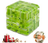 Grande Cubo Labirinto 3d, Coinvolgente Rompicapo, Giocattolo Per Lo Sviluppo Della Logica E Della Consapevolezza Spaziale, Gioco Stimolante Per Bambini E Adulti green 1pcs