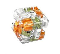 Grande Cubo Labirinto 3D,Labyrinth 3d Puzzle Maze Cube,Giocattolo Labirinto di Biglie 3D,Giocattolo Per Allenare La Consapevolezza Spaziale,Brain Training Logic Game (Arancione)