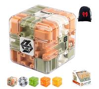 Grande Cubo Labirinto Puzzle 3D - Rompicapo Logico Coinvolgente Per Adulti & Bambini, Gioco Educativo Di Concentrazione Regalo Antistress (Mix)