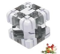 Grande Cubo Labirinto Puzzle, Cubo Labirinto Magico 3d, Coinvolgente Rompicapo, Giocattolo Per Allenare La Consapevolezza Spaziale, Alleviare Lo Stress E Sviluppare La Logica, Per Bambini White-grey