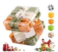 Grande Cubo Labirinto Puzzle, Cubo Labirinto Magico 3d, Coinvolgente Rompicapo, Giocattolo Per Allenare La Consapevolezza Spaziale, Alleviare Lo Stress E Sviluppare La Logica, Per Bambin Orange-green