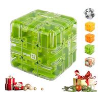Grande Cubo Labirinto Puzzle, Cubo Labirinto Magico 3d, Coinvolgente Rompicapo, Giocattolo Per Allenare La Consapevolezza Spaziale, Alleviare Lo Stress E Sviluppare La Logica, Per Bambini E Adu green