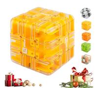 Grande Cubo Labirinto Puzzle, Cubo Labirinto Magico 3d, Coinvolgente Rompicapo, Giocattolo Per Allenare La Consapevolezza Spaziale, Alleviare Lo Stress E Sviluppare La Logica, Per Bambini E Ad yellow