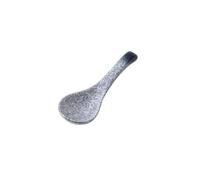 Grande cucchiaio in ceramica con manico lungo giapponese per uso domestico semplice personalità-cucchiaio piccolo [zaffiro]