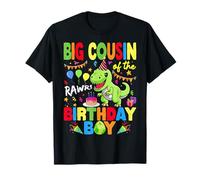 Grande cugino del festeggiato dinosauro T-Rex RAWR Maglietta