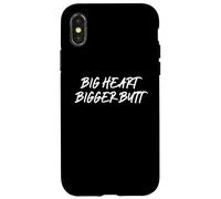 Grande Cuore Più Grande Culo - Ragazza Calda Adulto Umorismo Custodia per iPhone X/XS