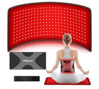 Grande cuscinetto per terapia della luce rossa per il corpo, involucro per terapia della luce infrarossa vicino all'infrarosso con timer, 660 nm e 850 nm, dispositivo riscaldato per terapia della luce