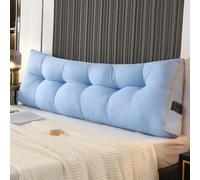 Grande cuscino di supporto lombare, cuscino triangolare per testiera o divano, morbido cuscino di supporto per la lettura e la vita