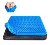 Grande cuscino in gel per sedersi a lungo con coperture antiscivolo, morbido e traspirante, morbido e traspirante, piaghe da decubito, sedia da ufficio, sedia da scrivania, giochi, auto, cuscini a