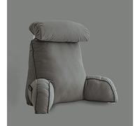 Grande cuscino per il riposo del letto con braccia di supporto, supporto ergonomico per la schiena, per adulti, ideale per leggere, giocare o rilassarsi - 75 x 40 x 50 cm Cuscino comodo per la vita