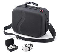Grande custodia da trasporto per Meta Quest 3S/Quest 3, custodia da viaggio rigida per BOBOVR S3 Pro/Kiwi design, tracolla per batteria, controller e altri accessori, borsa da viaggio portatile per