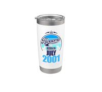 Grande da luglio 2001 25° compleanno frase 25 anni Bicchiere termico in acciaio inox doppia parete