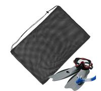 Grande De Malla, Impermeabile per Equipo De Snorkel Con Cordón De Cierre - Porta Aletas Extra Grande26.77x18.9 Pulgadasde Equipo De Buceo para Exteriores, Vacaciones Y Entrenamiento De