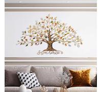 Grande Decorazione della Parete in Metallo per Il Soggiorno, Decorazione Murale Dell'albero della Vita, Scultura da Parete in Ferro Battuto 3D