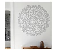 Grande diametro 80 cm Mandala stencil per pittura murale, modello in plastica riutilizzabile per decorazioni fai da te per la casa, mobili, pavimenti, grande mandala stencil per pittura su pareti