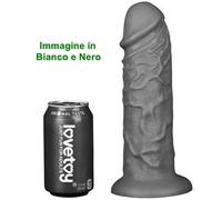 Grande Dildo Fallo gigante XXL Marrone Artificiale Realistico con Ventosa