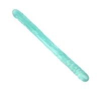 Grande dildo in silicone bidirezionale, enorme dildo realistico con sensazione realistica sulla pelle, sex toy manuale for il gioco a due e stimolazione vaginale