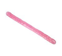 Grande dildo in silicone bidirezionale, enorme dildo realistico con sensazione realistica sulla pelle, sex toy manuale for il gioco a due e stimolazione vaginale