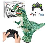 Grande Dinosauro Gonfiabile Telecomandato RC Verde