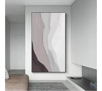 Grande dipinto a olio astratto dipinto decorazione moderna per la casa stampe astratta decorazione per la camera da letto immagine artistica da parete 60x130 cm/(24x52 pollici) con cornice nera