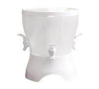 Grande dispenser per bevande - Fontana per bevande da 5,3 l per succhi e rinfreschi, brocca a tre scomparti con rubinetto, serbatoio dell'acqua rotante impermeabile per tè ghiacciato, limonata, succo