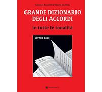 Grande dizionario degli accordi in tutte le tonalità. Livello base