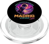Grande "Eclissi solare europea" Madrid 2026 Bull Art PopSockets PopGrip per MagSafe