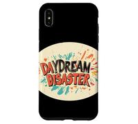 Grande emblema della dichiarazione del disastro dei sogni ad occhi aperti Custodia per iPhone XS Max