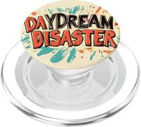 Grande emblema della dichiarazione del disastro dei sogni ad occhi aperti PopSockets PopGrip per MagSafe