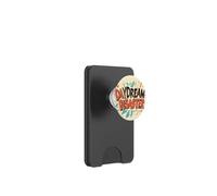Grande emblema della dichiarazione del disastro dei sogni ad occhi aperti PopSockets PopWallet per MagSafe