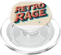 Grande emblema retrò rabbia per uomo e donna PopSockets PopGrip per MagSafe