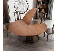 Grande estensore rotondo in legno per catering, banchetti e feste, diametro 120 cm, pieghevole, soluzione salvaspazio per eventi e riunioni