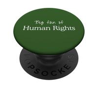 Grande fan dei diritti umani Avviatore di conversazione sulla giustizia sociale PopSockets PopGrip Adesivo