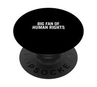 Grande fan dei diritti umani dichiarazione attivista orgogliosa PopSockets PopGrip Adesivo