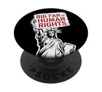 Grande fan dei diritti umani Libertà Protesta Statua della Libertà PopSockets PopGrip Adesivo