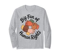 Grande Fan dei Diritti Umani Mani Bambini Maglia a Manica