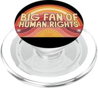 Grande fan dei diritti umani protesta citazione arte PopSockets PopGrip per MagSafe