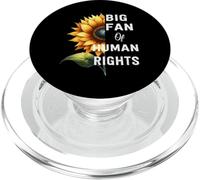 Grande fan dei diritti umani protesta difendere l'uguaglianza retrò floreale PopSockets PopGrip per MagSafe