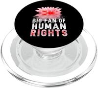 Grande fan dei diritti umani protesta difendere l'uguaglianza retrò floreale PopSockets PopGrip per MagSafe