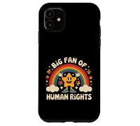 Grande fan dei diritti umani uguaglianza gentilezza protesta Custodia per iPhone 11