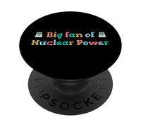 Grande fan della fisica umoristica della scienza dell'energia nucleare PopSockets PopGrip Adesivo
