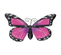 Grande farfalla in metallo 3D giardino/casa arte da parete 8 cm x 24 cm x 36 cm