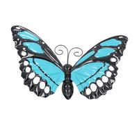 Grande farfalla in metallo 3D giardino/casa arte da parete 8 cm x 24 cm x 36 cm